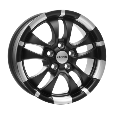 Ronal R59 Jetblack Matt Lip Diamond 7,50x17 5x114,30 ET40,00