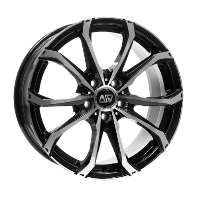 MSW 48 Black polished 7,50x17 5x114,30 ET45,00