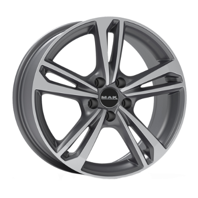 MAK Emblema Gun Metallic Mirror 8,00x18 5x112,00 ET30,00