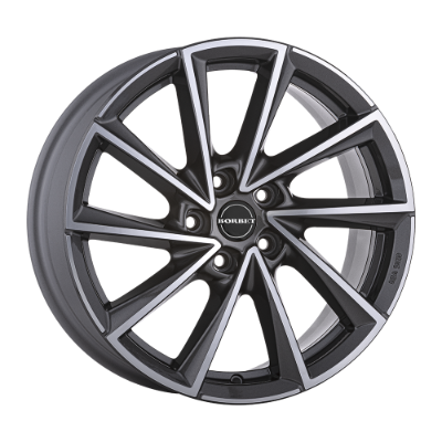 Borbet VTX graphite polished 8,00x18 5x114,30 ET40,00