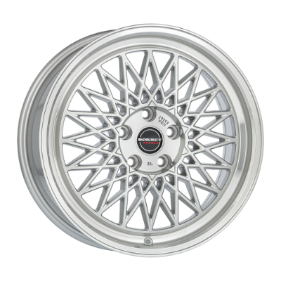 Borbet B silver rim polished 8,00x17 5x112,00 ET45,00