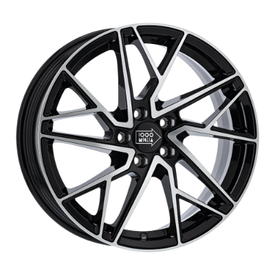 Mille Miglia RX25 Black Polished 7,50x17 5x108,00 ET45,00