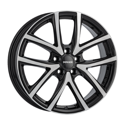 MONACO WHEELS CL2 Black Polished 6,50x16 5x114,30 ET45,00