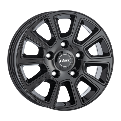 RIAL Transporter 2 Black Gloss 6,00x16 5x118,00 ET68,00