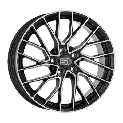 Mille Miglia MM1024 Black Polished 8,00x18 5x108,00 ET45,00